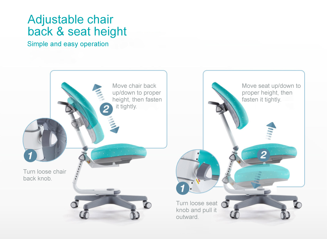 adjustable chair, ergonomic chair, ergonomic furniture, work from home, kids furniture